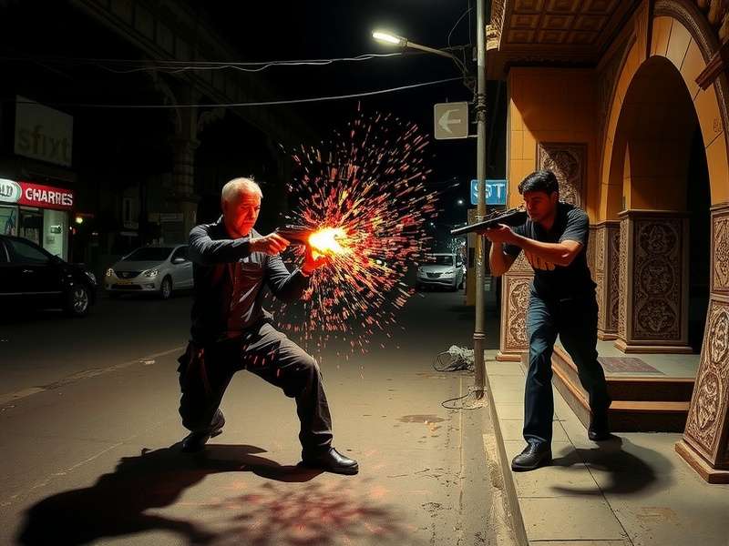 Mumbai Street Warriors combat scene